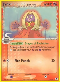 Jynx δ (EX Dragon Frontiers #17/101)