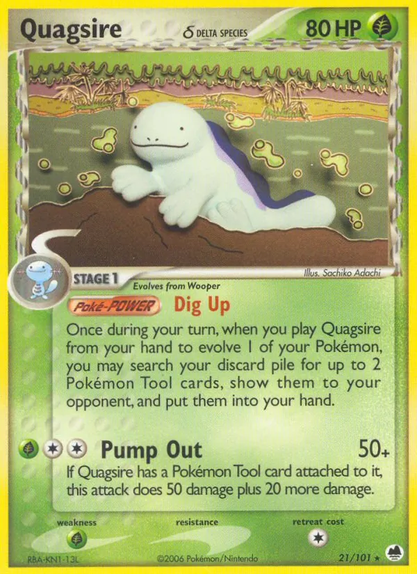 Quagsire δ (EX Dragon Frontiers #21/101)