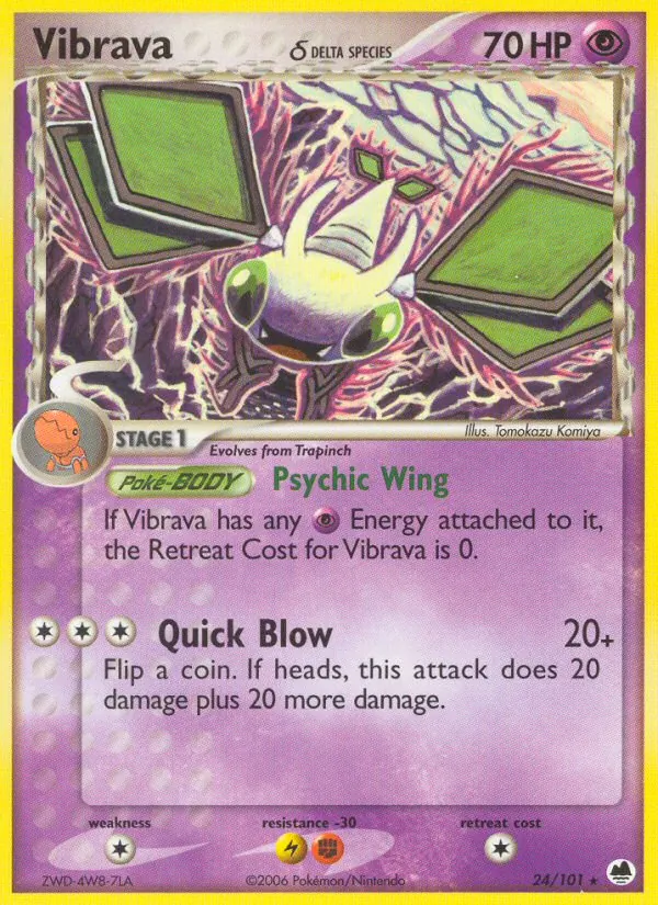 Vibrava δ (EX Dragon Frontiers #24/101)