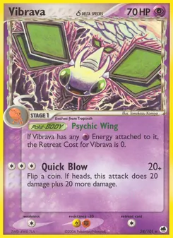 Vibrava δ (EX Dragon Frontiers #24/101)