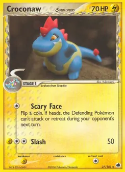 Croconaw δ (EX Dragon Frontiers #27/101)
