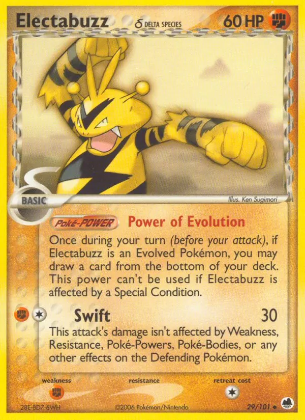 Electabuzz δ (EX Dragon Frontiers #29/101)