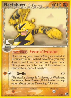 Electabuzz δ (EX Dragon Frontiers #29/101)