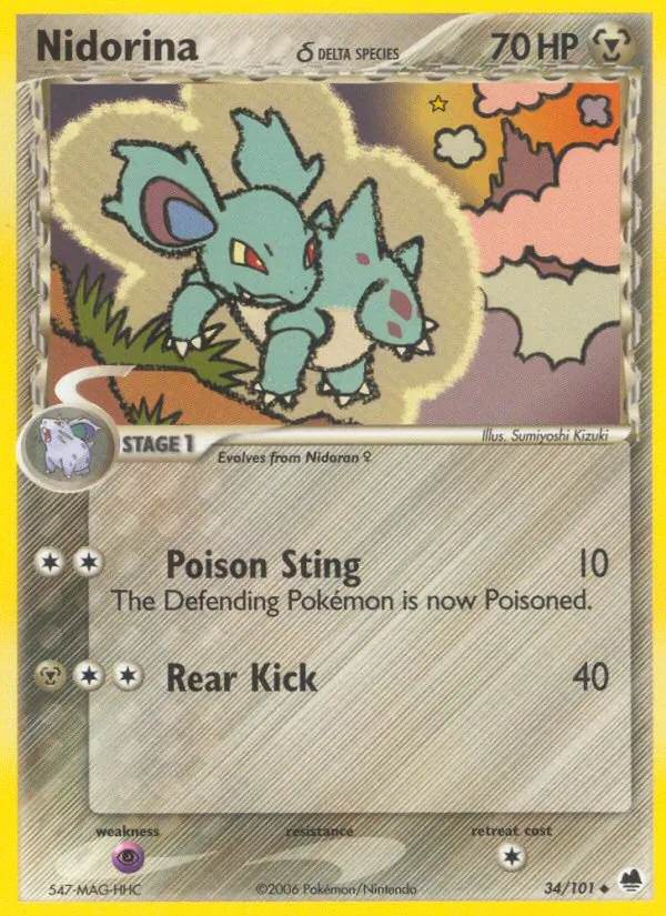Nidorina δ (EX Dragon Frontiers #34/101)