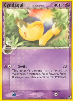 Cyndaquil δ (EX Dragon Frontiers #45/101)