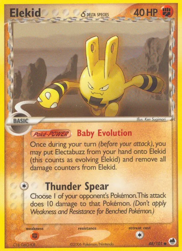 Elekid δ (EX Dragon Frontiers #48/101)