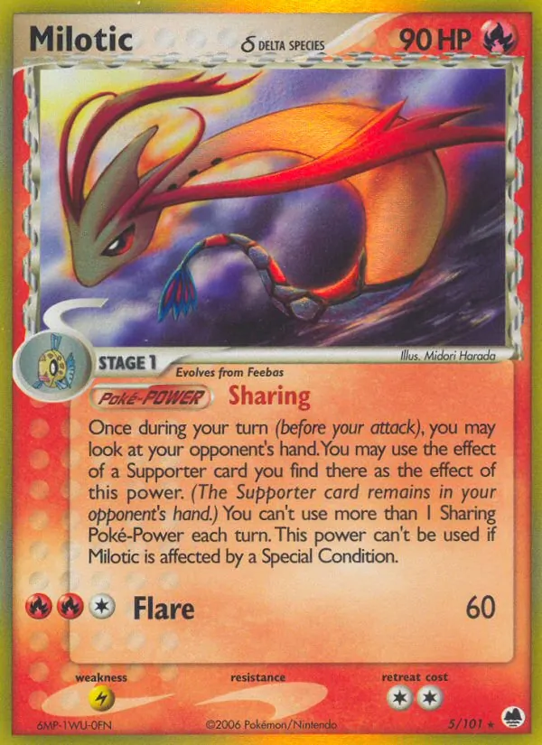 Milotic δ (EX Dragon Frontiers #5/101)