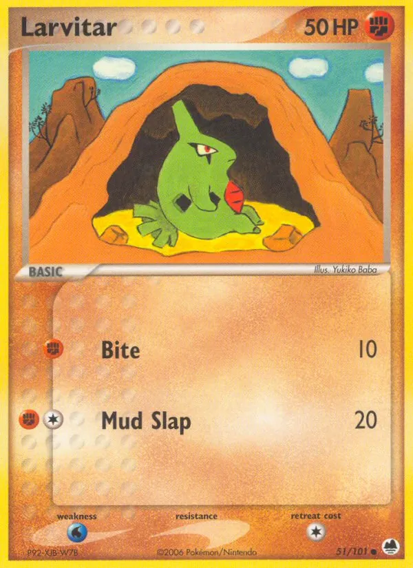 Larvitar (EX Dragon Frontiers #51/101)
