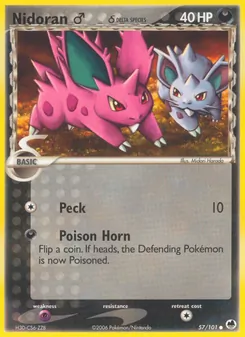 Nidoran M δ (EX Dragon Frontiers #57/101)