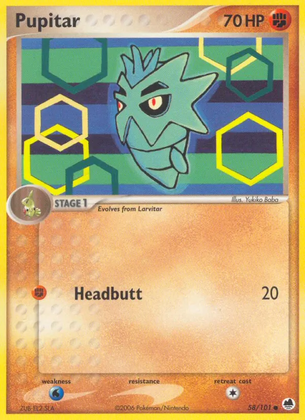 Pupitar (EX Dragon Frontiers #58/101)