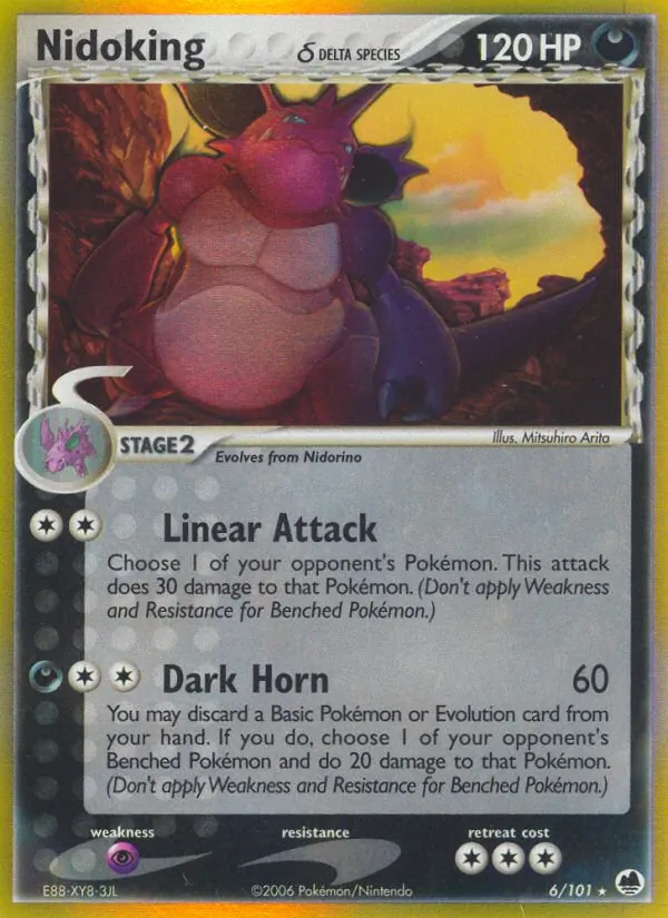 Nidoking δ (EX Dragon Frontiers #6/101)