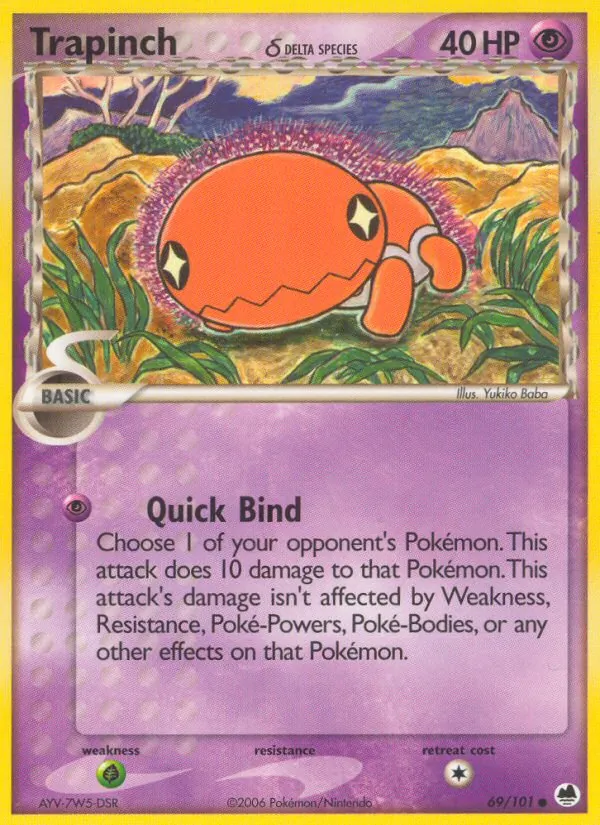 Trapinch δ (EX Dragon Frontiers #69/101)