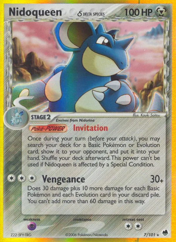 Nidoqueen δ (EX Dragon Frontiers #7/101)