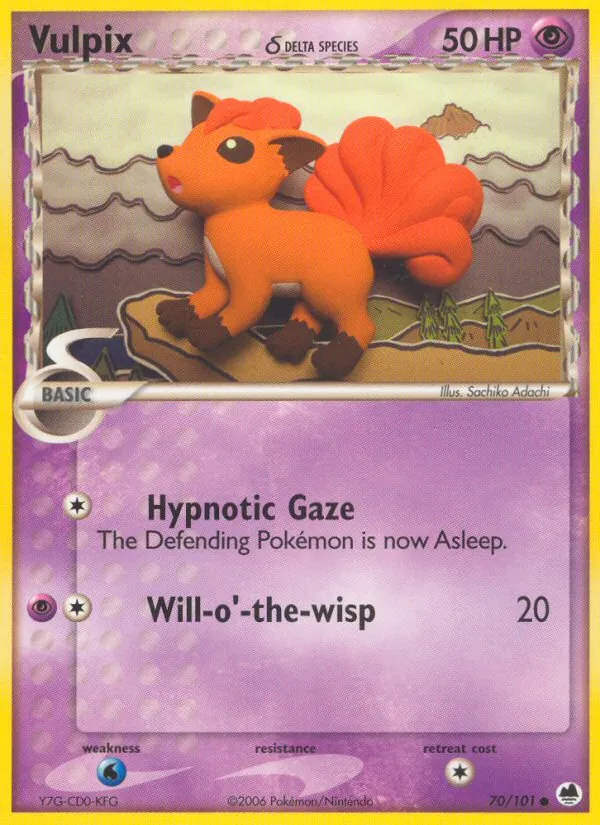 Vulpix δ (EX Dragon Frontiers #70/101)