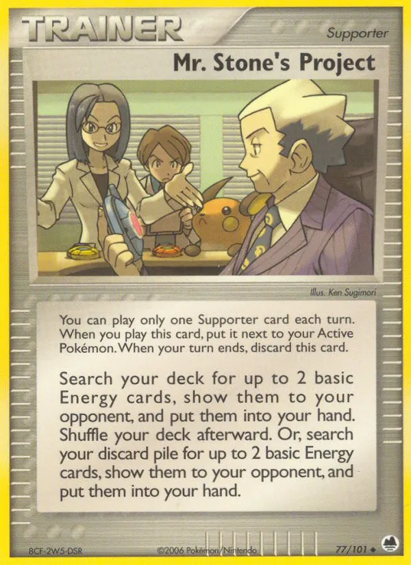 Mr. Stone's Project (EX Dragon Frontiers #77/101)