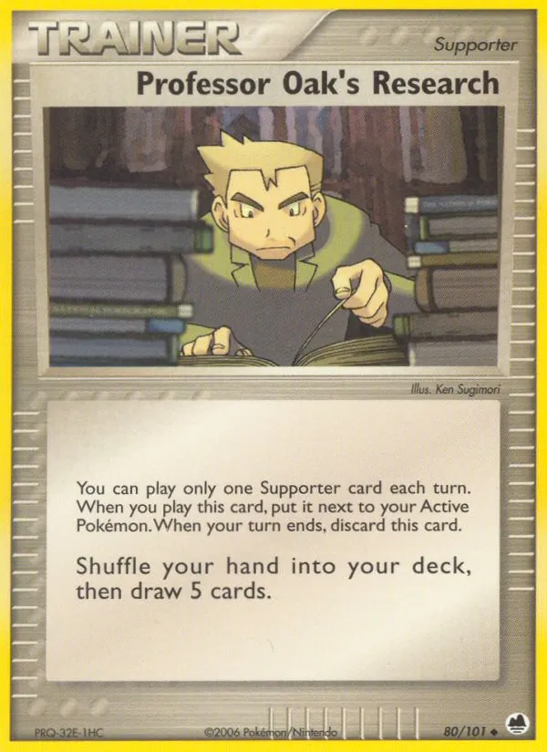 Professor Oak's Research (EX Dragon Frontiers #80/101)