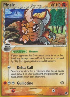 Pinsir δ (EX Dragon Frontiers #9/101)