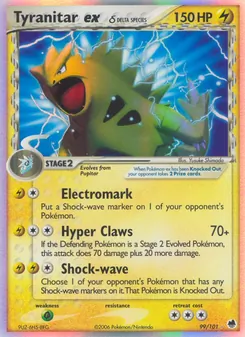 Tyranitar ex δ (EX Dragon Frontiers #99/101)