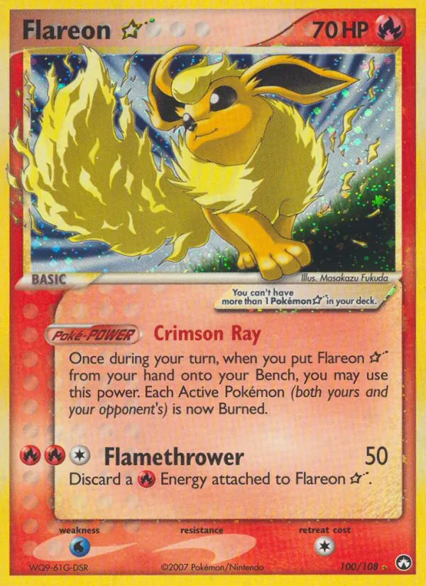 Flamara ☆ (EX Power Keepers #100/108)