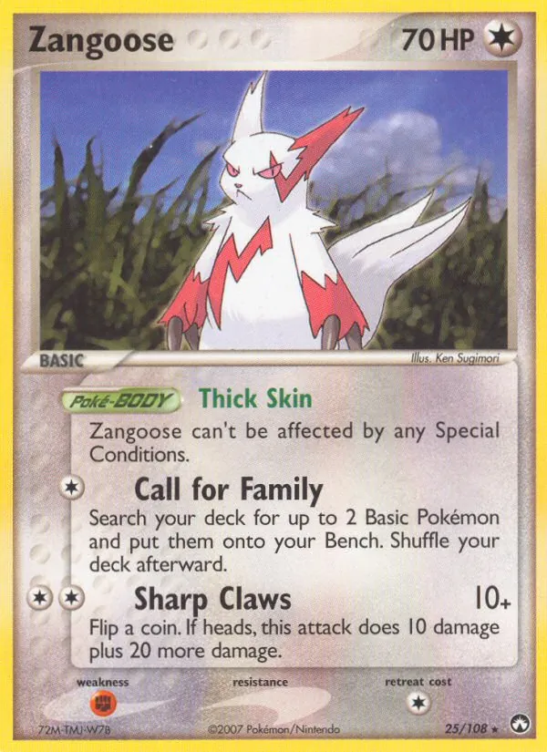 Zangoose (EX Power Keepers #25/108)