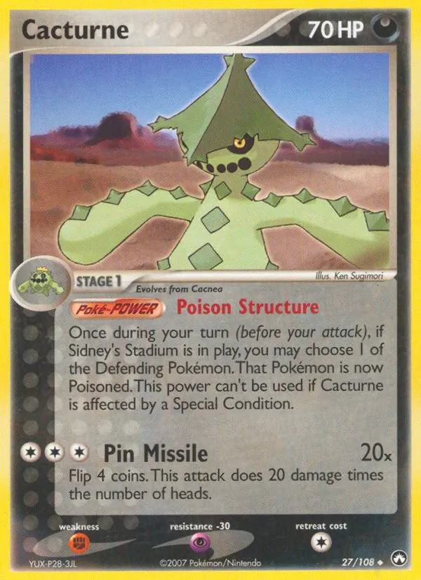 Cacturne (EX Power Keepers #27/108)