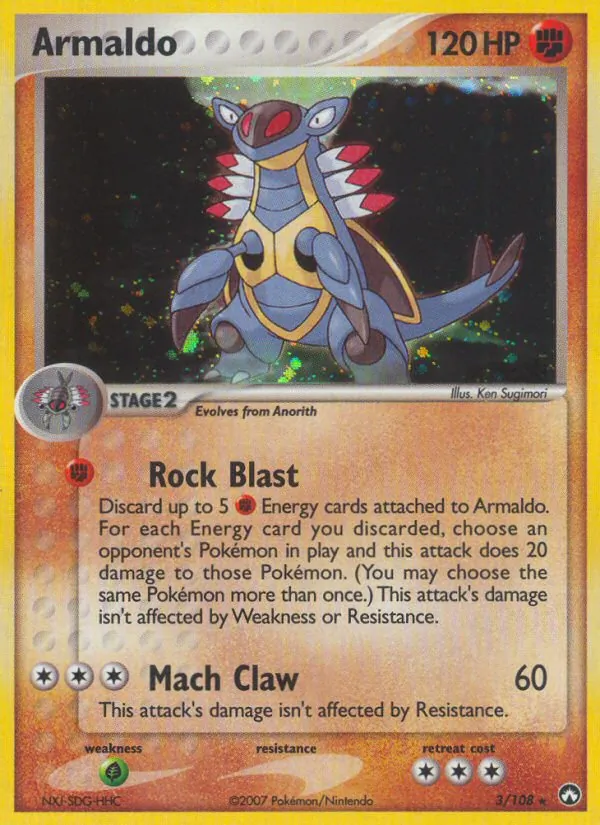 Armaldo (EX Power Keepers #3/108)