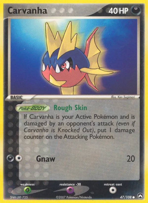 Carvanha (EX Power Keepers #47/108)