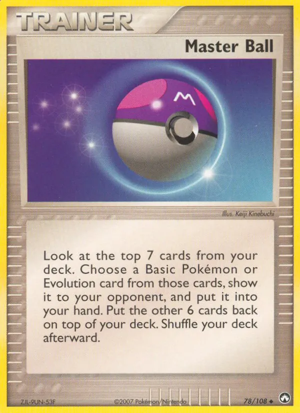 Master Ball (EX Power Keepers #78/108)