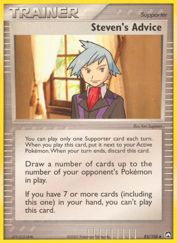 Steven's Advice (EX Power Keepers #83/108)