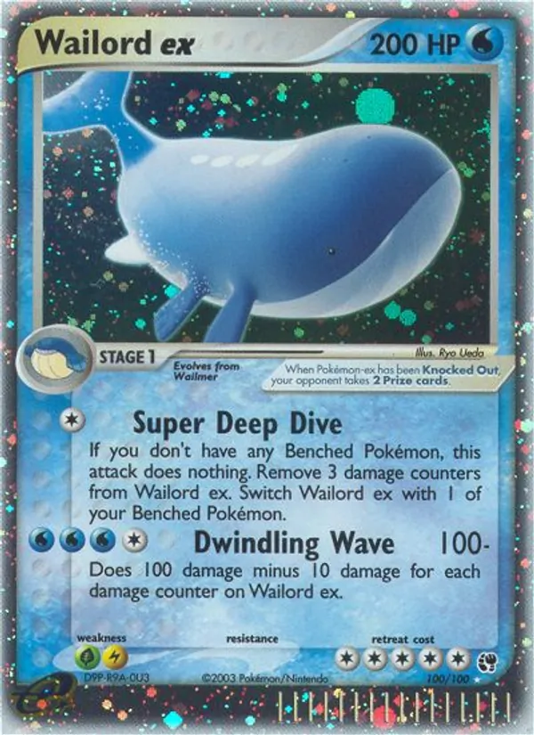 Wailord-ex (EX Sandstorm #100/100)
