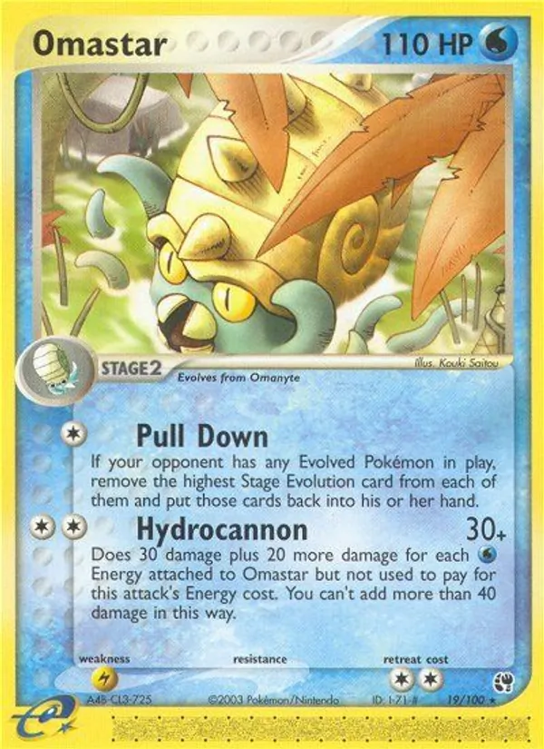 Omastar (EX Sandstorm #19/100)