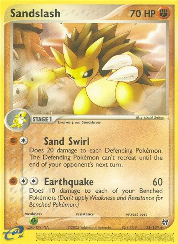 Sandslash (EX Sandstorm #21/100)