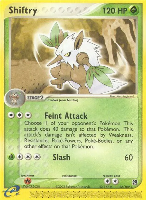Shiftry (EX Sandstorm #22/100)