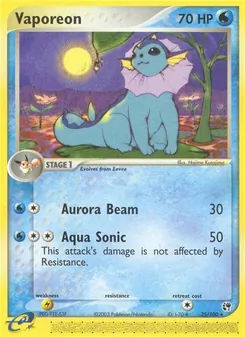 Vaporeon (EX Tempesta di Sabbia #25/100)