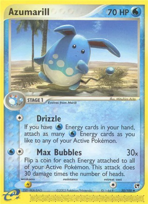 Azumarill (EX Sandstorm #30/100)