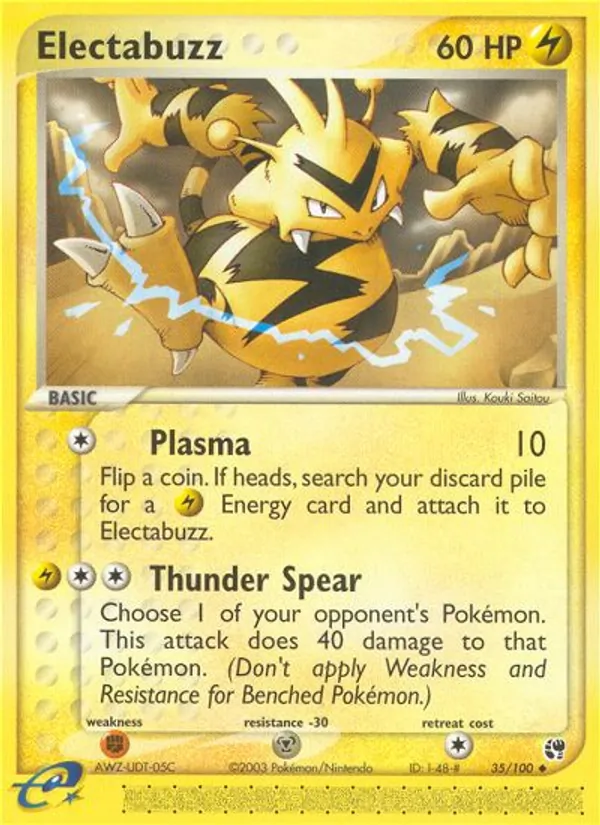 Electabuzz (EX Sandstorm #35/100)