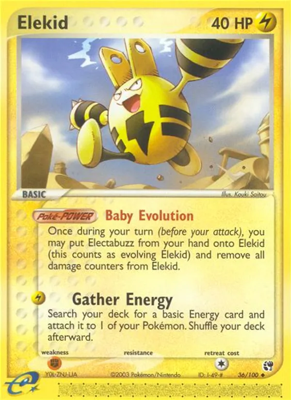 Elekid (EX Sandstorm #36/100)