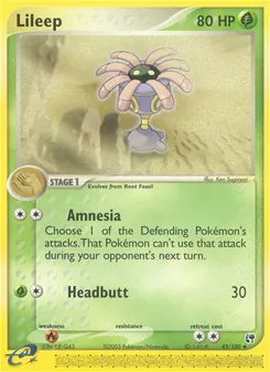 Lileep (EX Sandstorm #43/100)