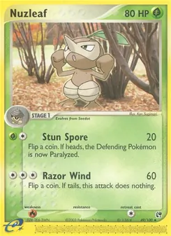 Nuzleaf (EX Sandstorm #49/100)
