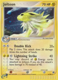 Jolteon (EX Sandstorm #6/100)