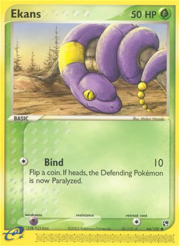 Ekans (EX Sandstorm #64/100)