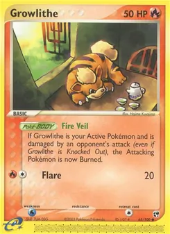 Growlithe (EX Sandstorm #65/100)