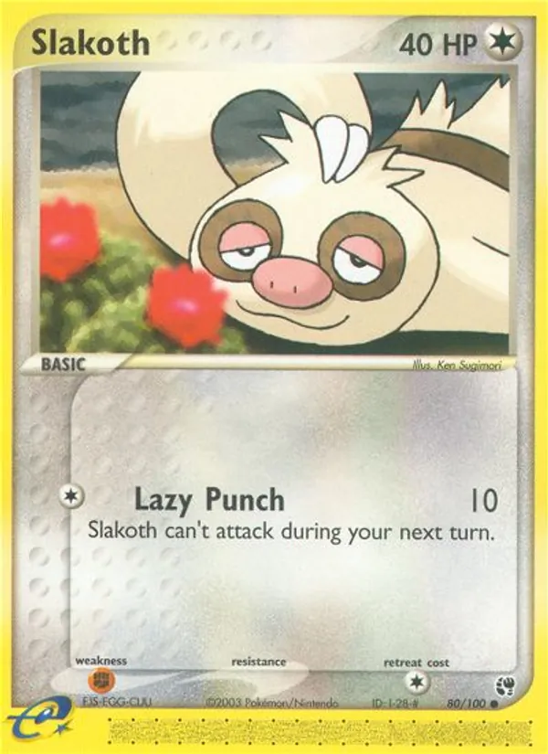 Slakoth (EX Sandstorm #80/100)