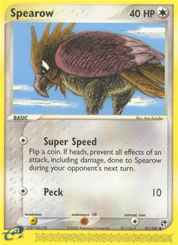Spearow (EX Sandstorm #81/100)