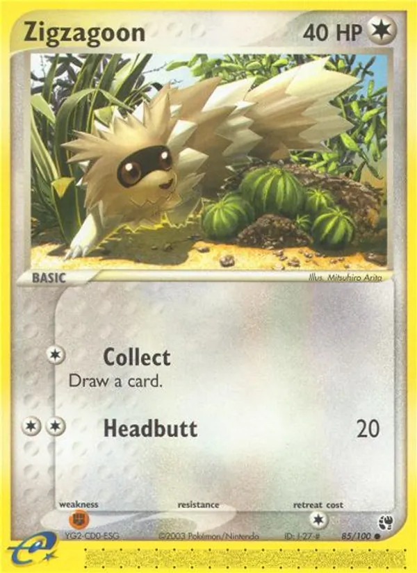 Zigzagoon (EX Sandstorm #85/100)