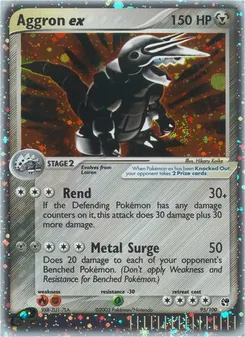 Aggron ex (EX Sandstorm #95/100)