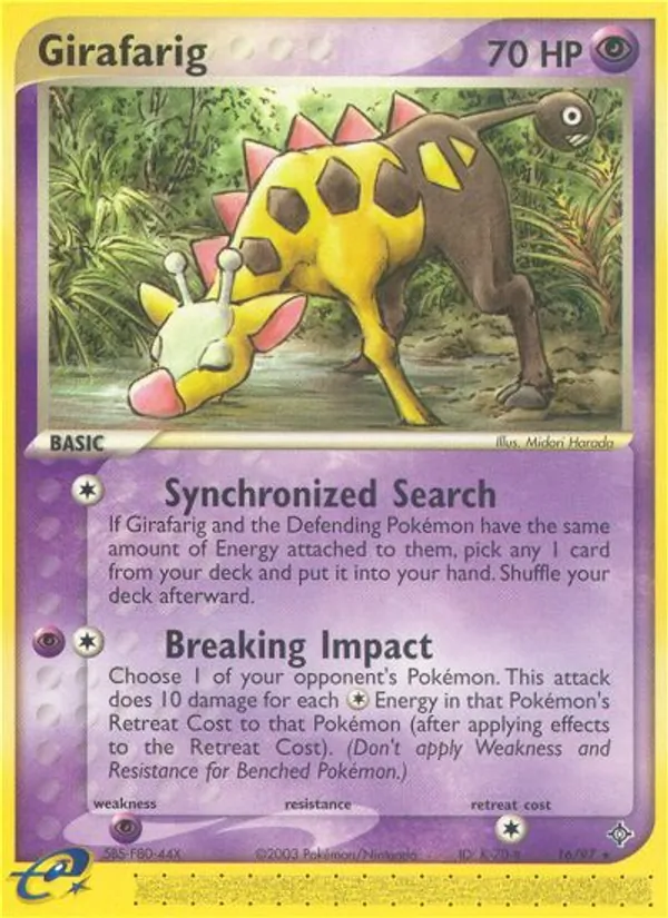 Girafarig (EX Dragon #16/97)