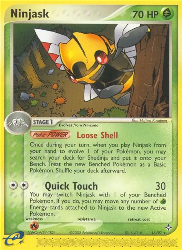 Ninjask (EX Dragon #18/97)