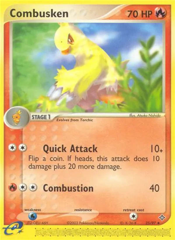 Combusken (EX Dragon #25/97)