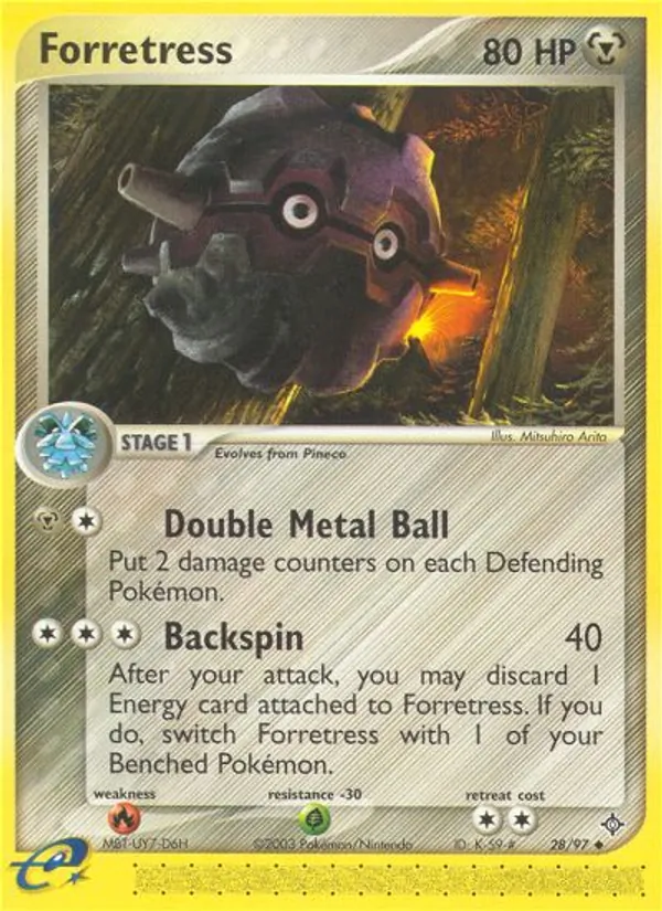 Forretress (EX Dragon #28/97)